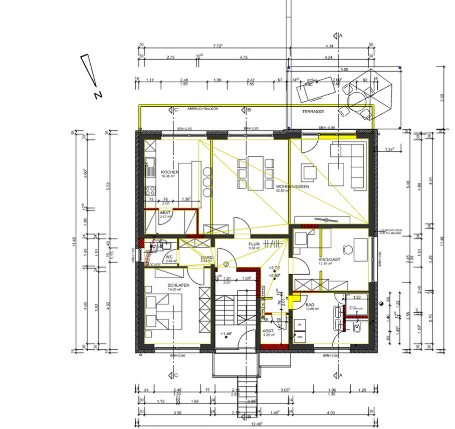 Plan Obergeschoss